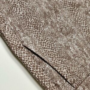 Banana Republic Taupe Animal Print Trousers